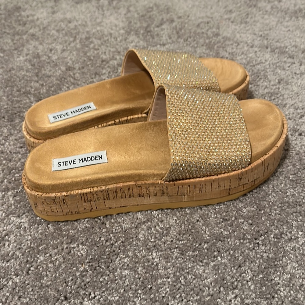 Women’s Steve Madden Rhinestone Sandals Size 9.5